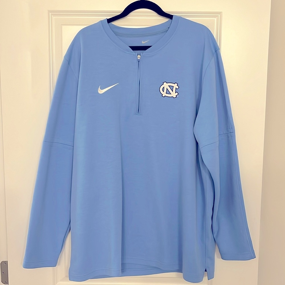 UNC Nike 1/4 zip - official coaches jacket